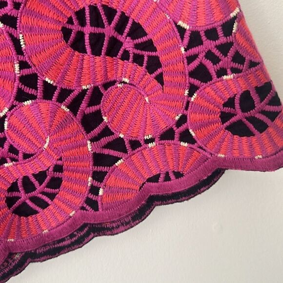 Tibi Paisley Embroidered Shift Dress 4 - Picture 5 of 8